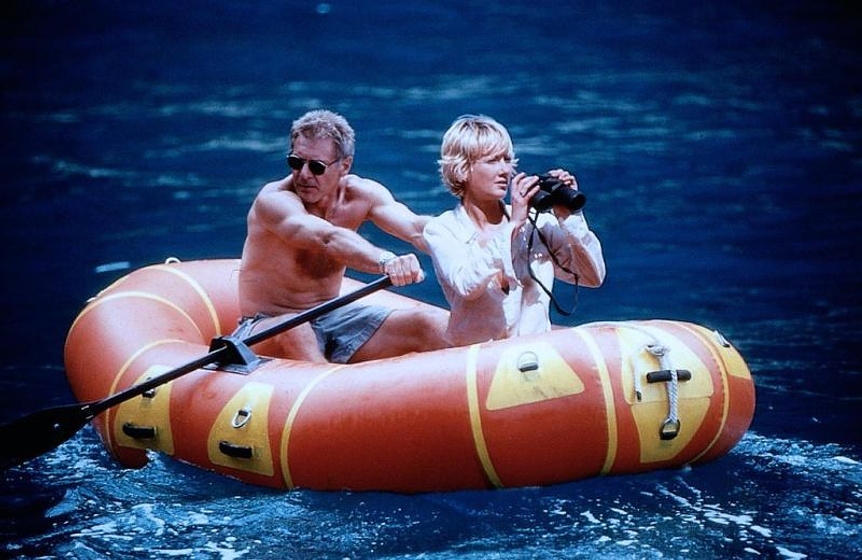Harrison Ford [I] y Anne Heche en Seis Días y Siete Noches