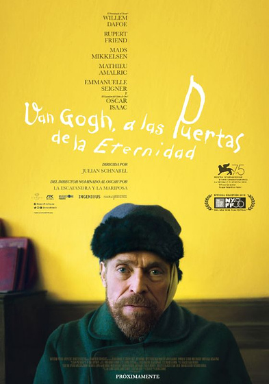 still of movie Van Gogh, a las Puertas de la eternidad