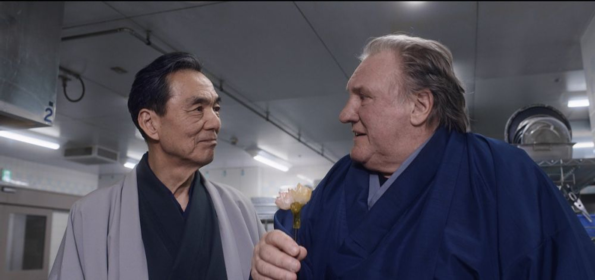 Gerard Depardieu y Kyôzô Nagatsuka en El Sabor de las Cosas simples
