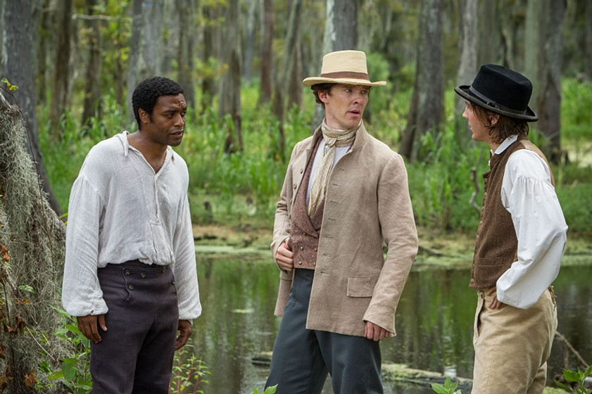Chiwetel Ejiofor, Paul Dano y Benedict Cumberbatch en 12 Años de Esclavitud