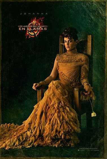 Jena Malone en Los Juegos del Hambre. En Llamas (Cartel promocional)