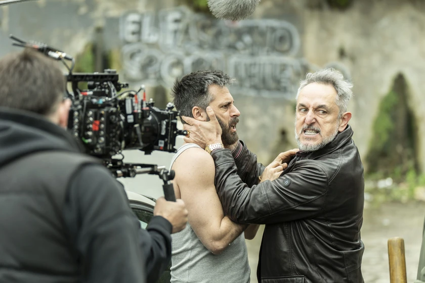 Hugo Silva en cada-dia-nace-un-listo (Rodaje)