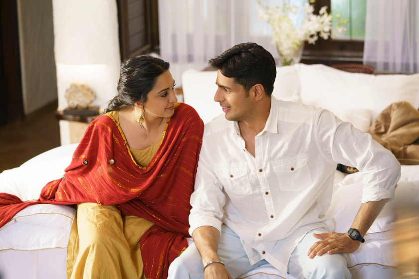 Kiara Advani y Sidharth Malhotra en shershaah