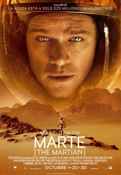 Imagen de marte-the-martian (Cartel final español)