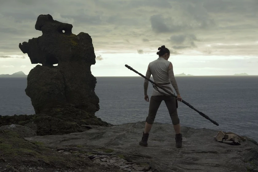 Daisy Ridley en Star Wars: Los Últimos Jedi