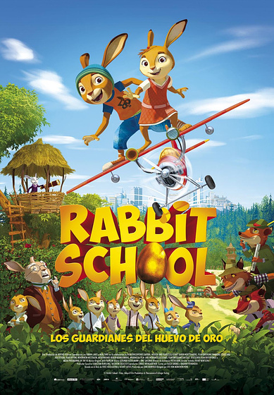 Imagen de Rabbit School. Los Guardianes del huevo de oro (Cartel español)