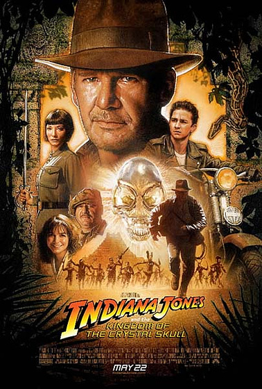 Imagen de Indiana Jones y el Reino de la Calavera de Cristal (Cartel americano)