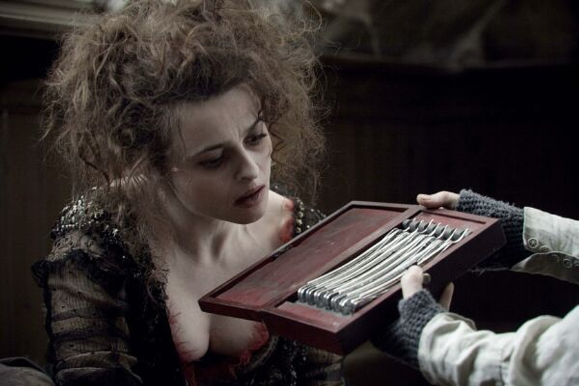 Helena Bonham Carter en Sweeney Todd. El barbero diabólico de la calle Fleet