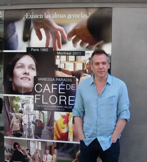 Jean-Marc Vallée en cafe-de-flore (Photocall en Madrid. Agosto 2012)