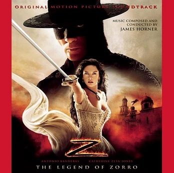 Carátula de la banda de sonido de La Leyenda del Zorro