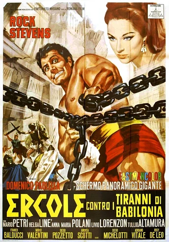 Poster de Hércules contra los tiranos de Babilonia