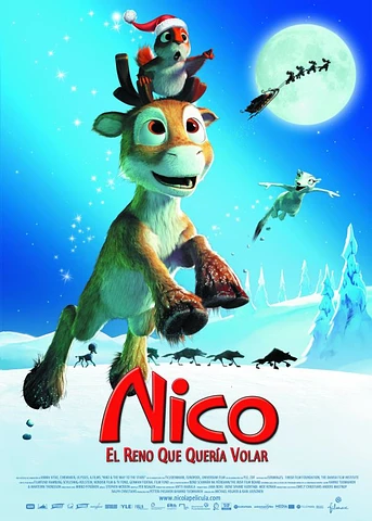 Poster de Nico. El Reno que quería volar