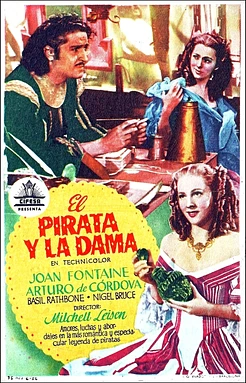 poster of movie El pirata y la dama