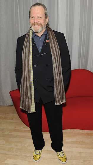 Terry Gilliam en Alicia en el País de las Maravillas (Premiere en Londres. Febrero 2010)