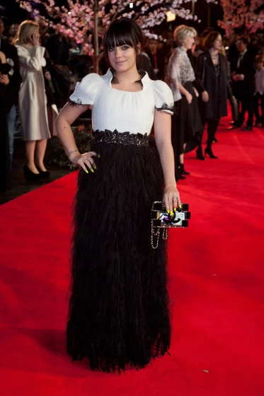 Lily Allen en al-encuentro-de-mr-banks (Premiere en USA. Diciembre 2013)