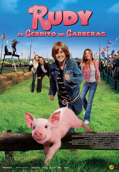 Imagen de Rudy, el cerdito de carreras (Cartel)