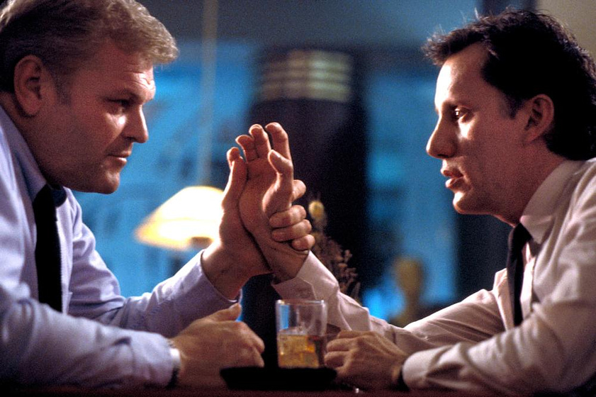 Brian Dennehy y James Woods en Best Seller