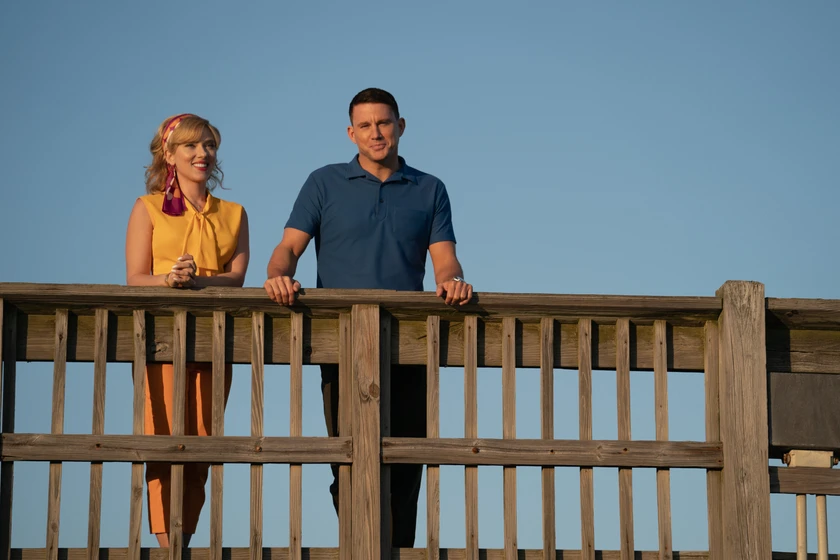 Scarlett Johansson y Channing Tatum en fly-me-to-the-moon