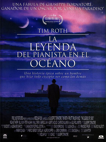 Imagen de La Leyenda del pianista en el océano (Poster)