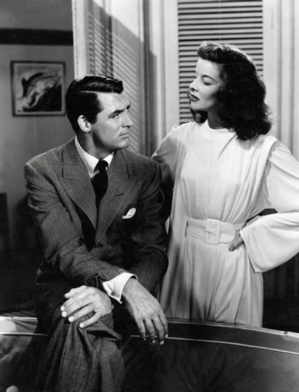 Cary Grant y Katharine Hepburn en historias-de-filadelfia