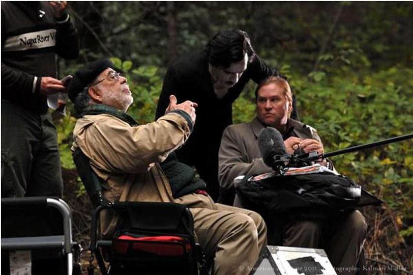 Val Kilmer, Francis Ford Coppola y Ben Chaplin en Twixt