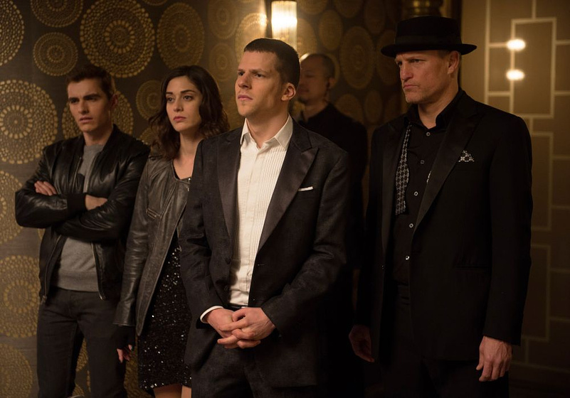 Woody Harrelson, Jesse Eisenberg, Lizzy Caplan y Dave Franco en Ahora me ves 2
