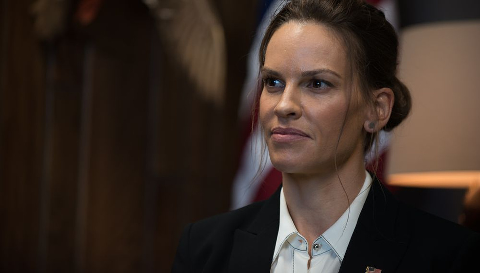 Hilary Swank en La Suerte de los Logan