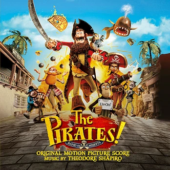 Carátula de la banda de sonido de ¡Piratas!