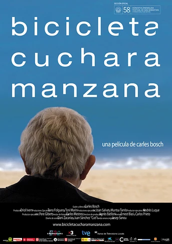 Poster de Bicicleta, cuchara, manzana