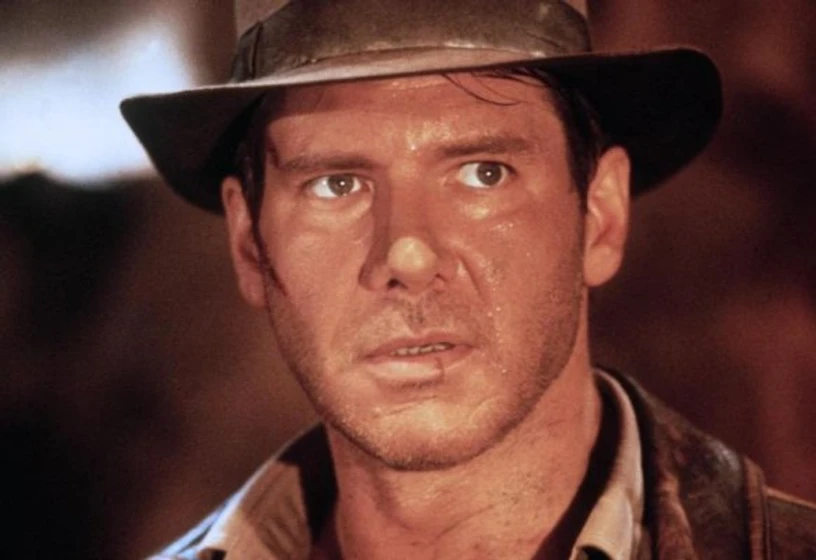 Harrison Ford en Indiana Jones en Busca del Arca Perdida