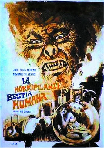Poster de La Horripilante Bestia Humana