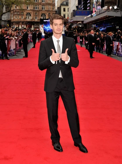 Andrew Garfield en the-amazing-spider-man-2-el-poder-de-electro (Premiere en Londres. Abril 2014)