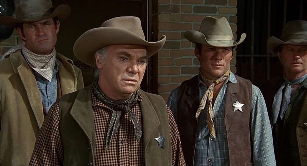 Ben Cooper, Jerry Gatlin y John Doucette en Asalto al Último Tren