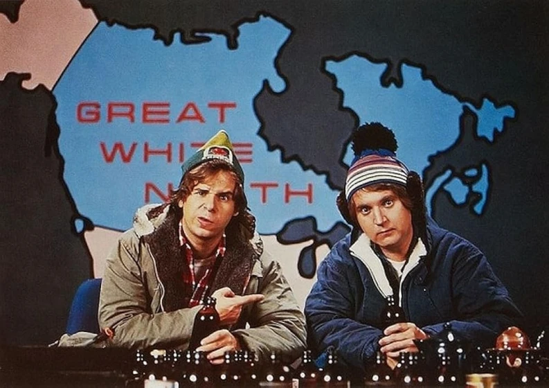 Rick Moranis y Dave Thomas en extrano-brebaje