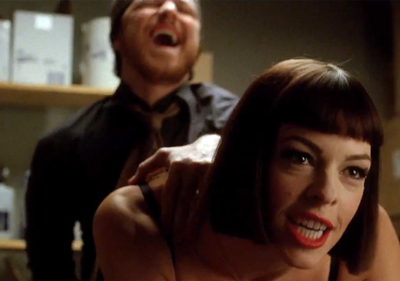 James McAvoy y Kate Dickie en Filth, el sucio