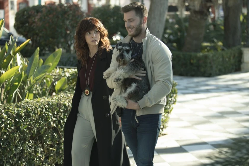 Juana Acosta y Manuel Vega en lobo-feroz
