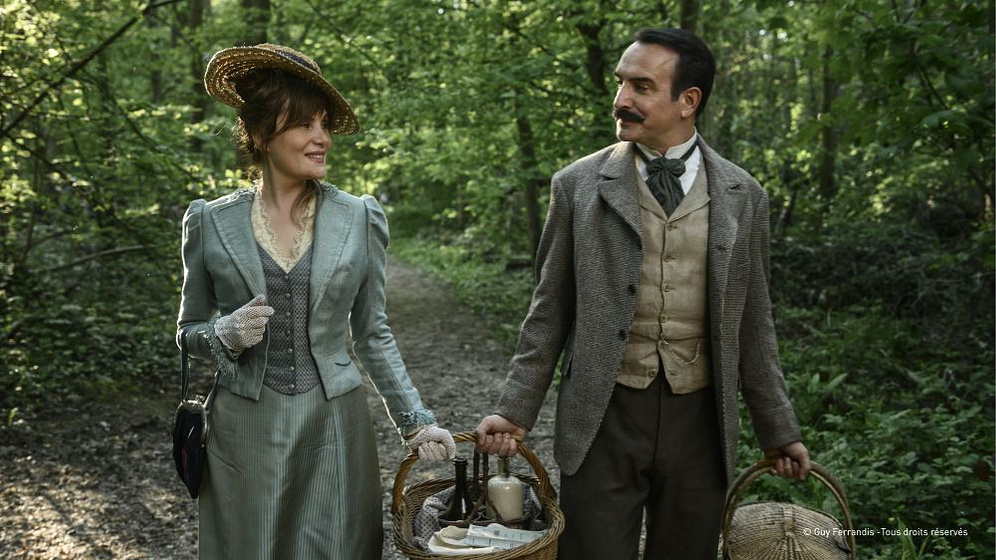 Emmanuelle Seigner y Jean Dujardin en El Oficial y la espia