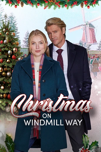 Poster de Navidad en la Avenida del Molino