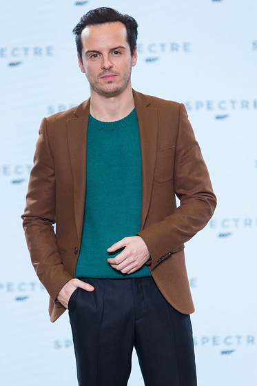 Andrew Scott en Spectre (Presentación en Londres. Diciembre 2014)