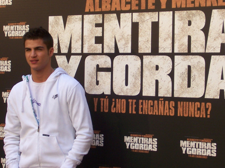 Maxi Iglesias en Mentiras y Gordas (Rueda de prensa en Madrid. Marzo 2009)