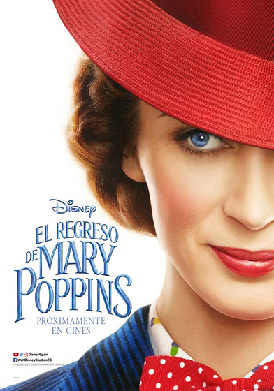 Imagen de El Regreso de Mary Poppins (Cartel teaser español)