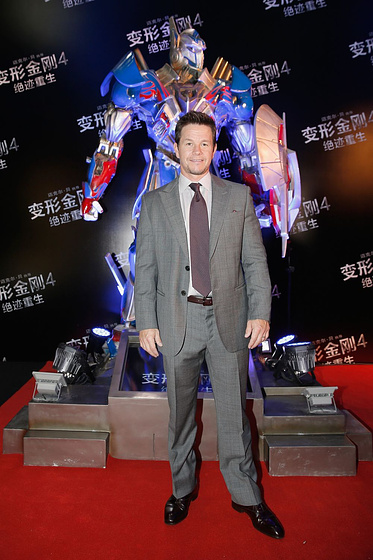 Mark Wahlberg en Transformers: La Era de la Extinción (Premiere en Beijing. Junio 2014)