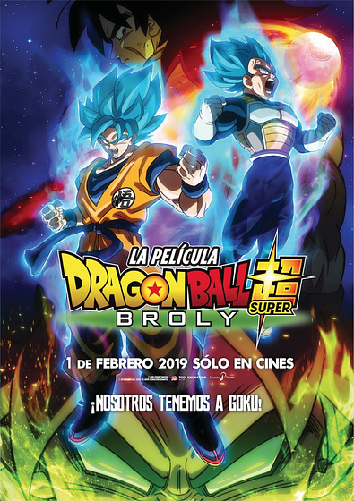 Imagen de Dragon ball super: Broly (Cartel español)