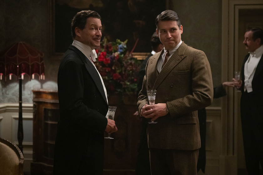 Dominic West y Robert James-Collier en Downton Abbey: El Gran Final
