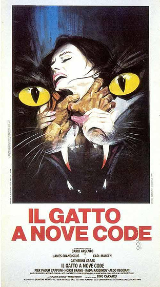 Imagen de El Gato de las Nueve Colas (Cartel italiano)