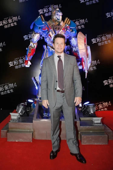 Mark Wahlberg en Transformers: La Era de la Extinción (Premiere en Beijing. Junio 2014)
