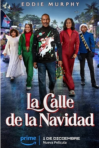 Poster de Navidad en Candy Cane Lane