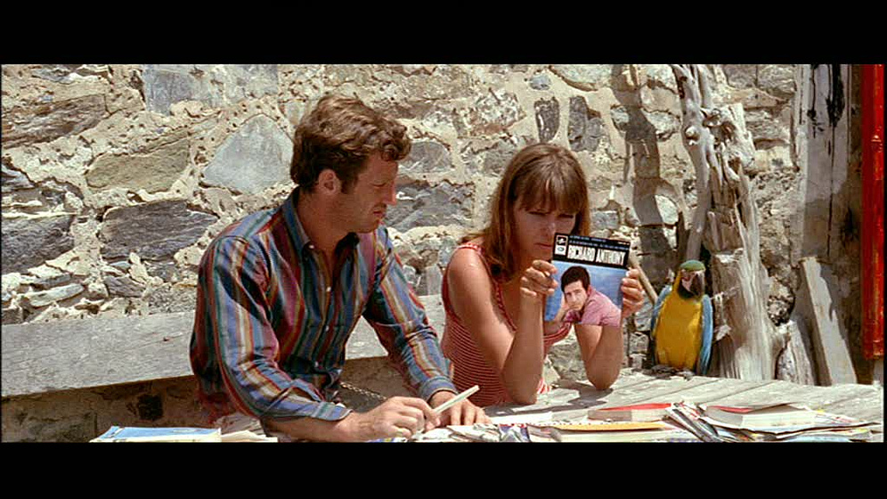 Anna Karina y Jean-Paul Belmondo en Pierrot el loco