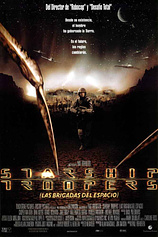 poster of movie Starship Troopers. Las Brigadas del Espacio