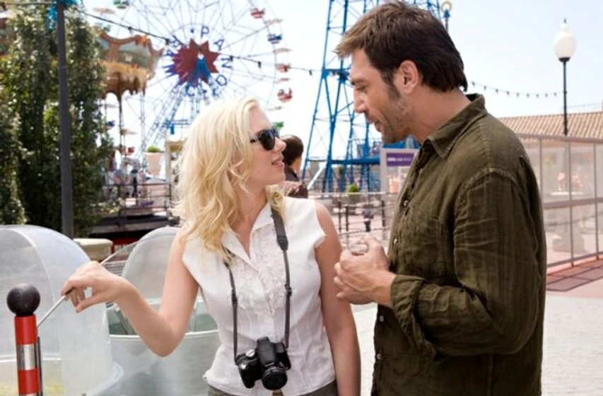 Scarlett Johansson y Javier Bardem en Vicky Cristina Barcelona